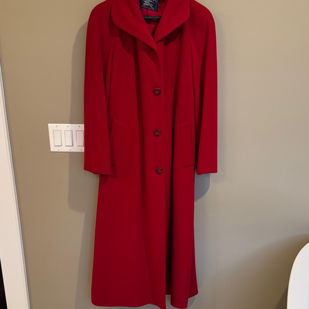 Burberry Red Trench Coat